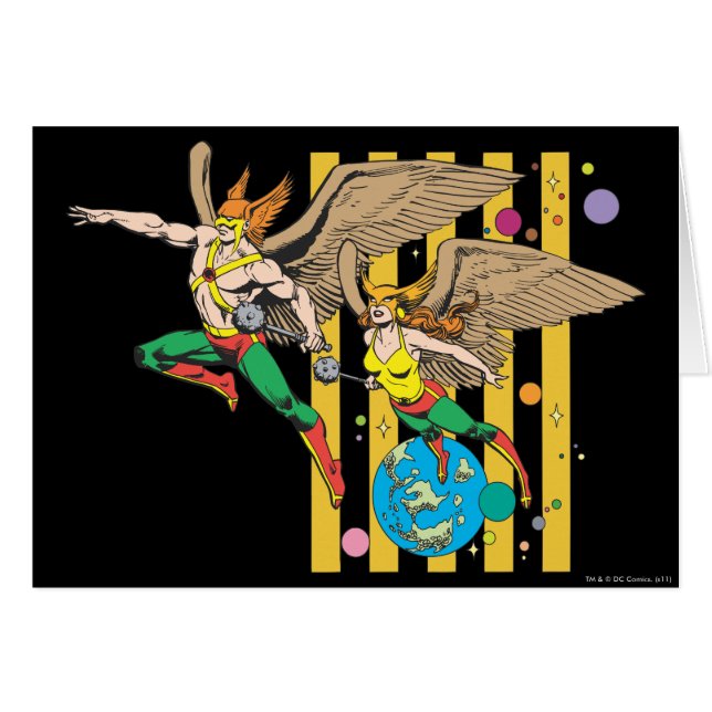 Hawkman & Hawkwoman (Vorderseite (Horizontal))