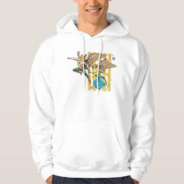 Hawkman & Hawkwoman Hoodie (Vorderseite)