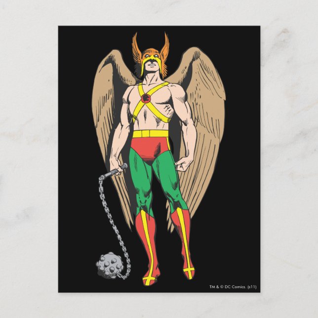 Hawkman Postkarte (Vorderseite)