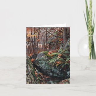 'Hawkridge Chipmunk' note card print Karte