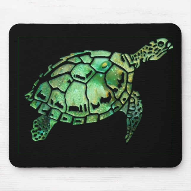 Hawksbill Schildkröte Mousepad (Vorne)