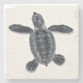 Hawksbill Seeschildkröte-Stein-Untersetzer Steinuntersetzer