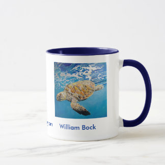 Hawksbill Seeschildkröte-Tasse Tasse