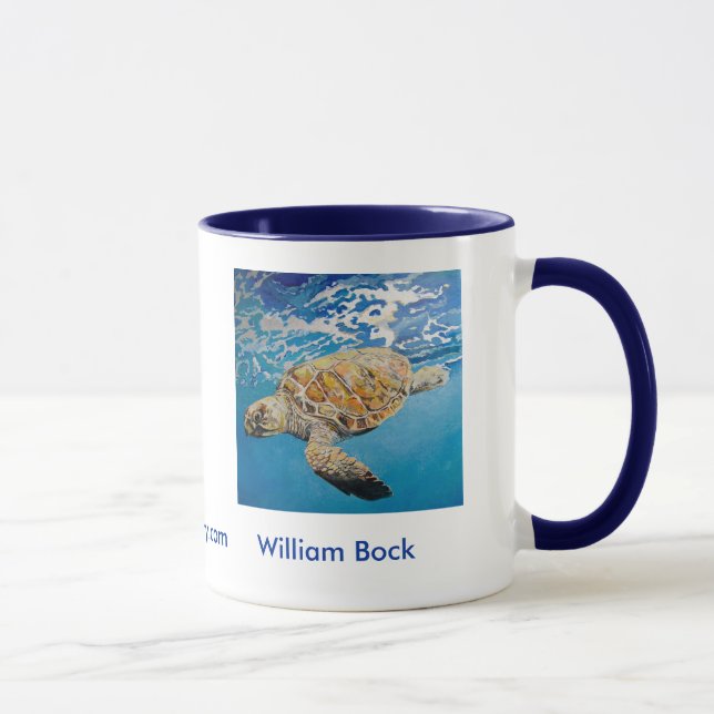Hawksbill Seeschildkröte-Tasse Tasse (Rechts)