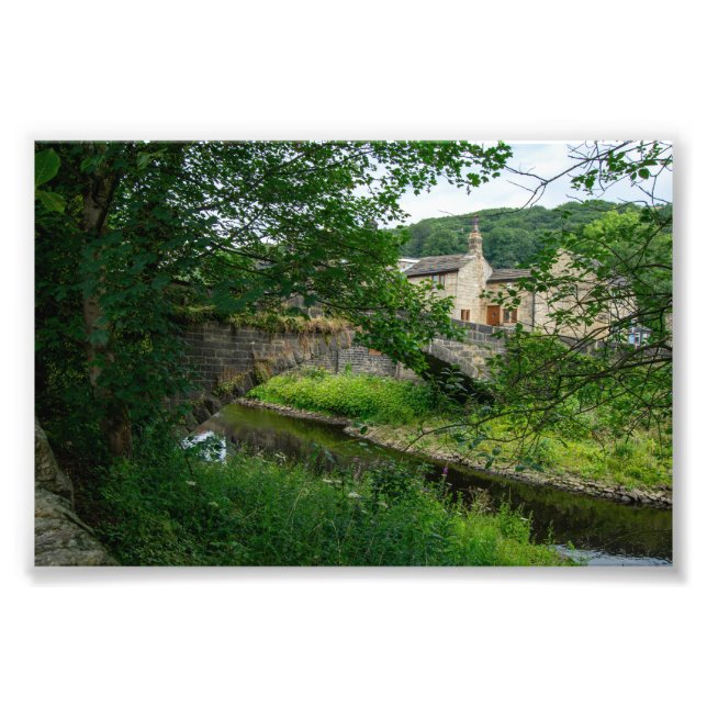Hawksclough Bridge, Mytholmroyd Fotodruck (Vorne)