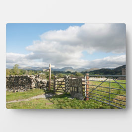 Hawkshead Cumbria England Card Poster Fotoplatte