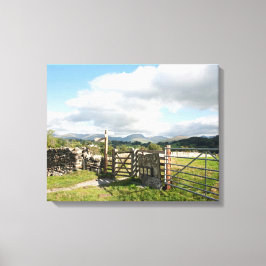 Hawkshead Cumbria England Card Poster Leinwanddruck
