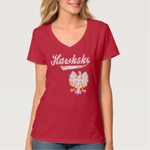 Hawkski Chicago polnischer Fan T-Shirt