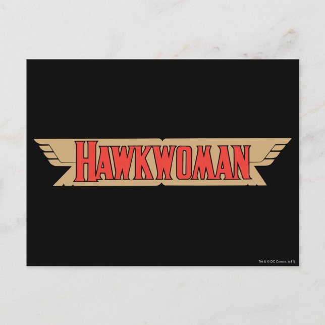 Hawkwoman-Logo Postkarte (Vorderseite)