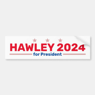 Hawley 2024 Autoaufkleber
