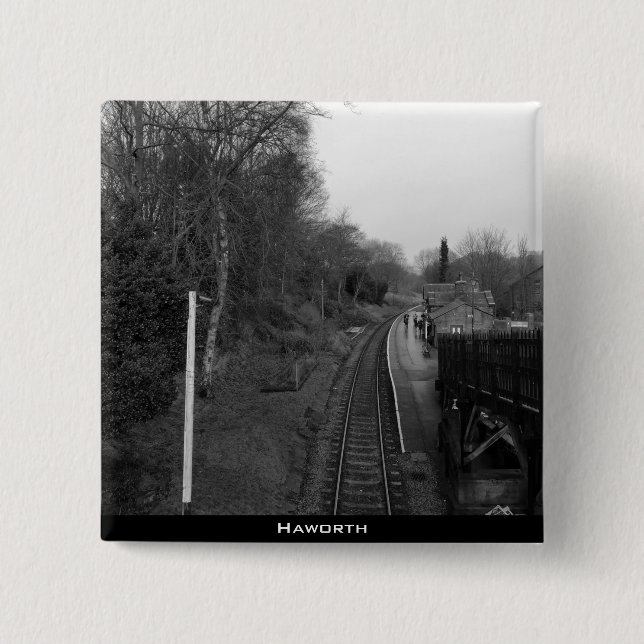Haworth Railway Button (Vorderseite)