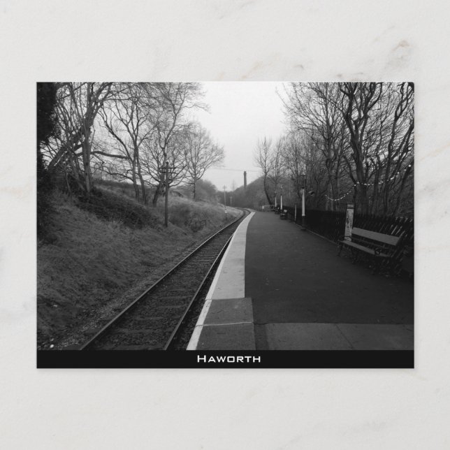 Haworth Railway Postkarte (Vorderseite)