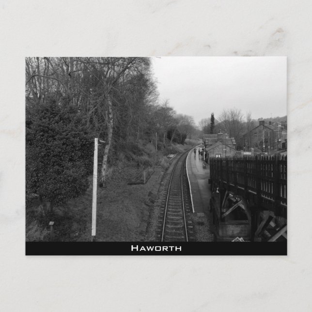 Haworth Railway Postkarte (Vorderseite)