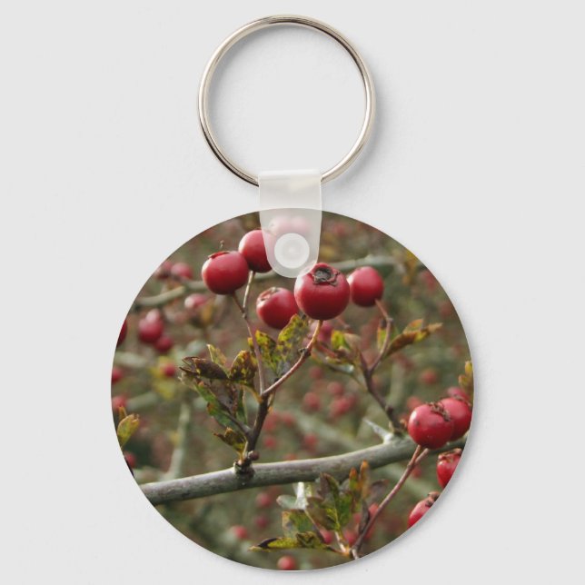Hawthorn Berries Schlüsselanhänger (Vorderseite)