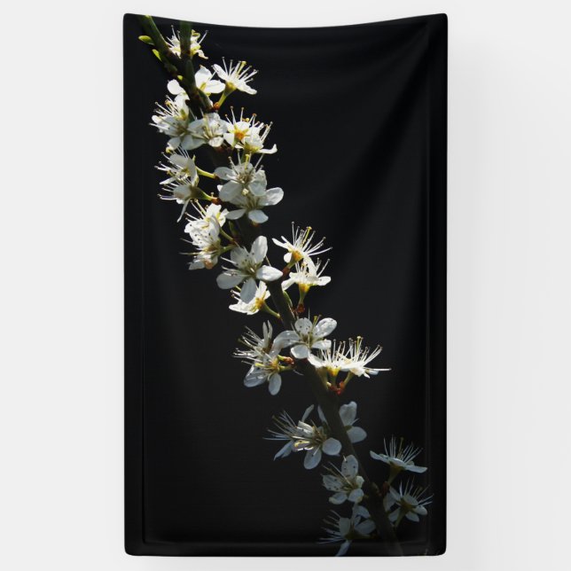Hawthorn-Blume Banner (Vertikal)