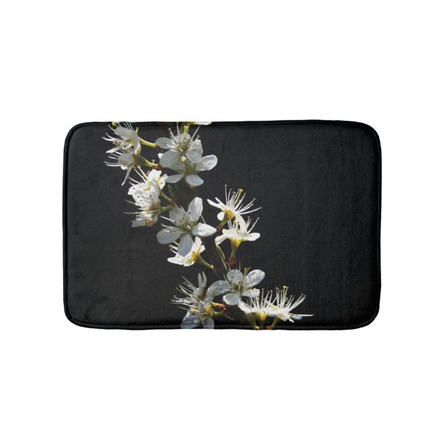 Hawthorn-Blume bmcnm Badematte (Vorderseite)