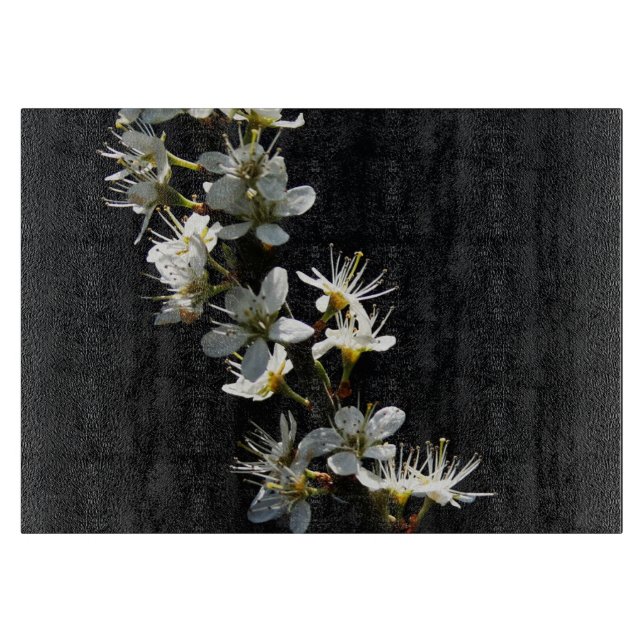 Hawthorn-Blume cbcna Schneidebrett (Vorderseite)