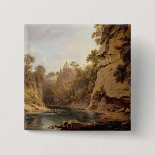 Hawthornden Schloss, nahe Edinburgh, c.1820-22 (Ö Button