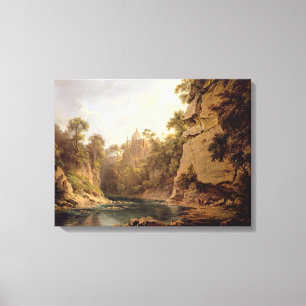 Hawthornden Schloss, nahe Edinburgh, c.1820-22 (Ö Leinwanddruck