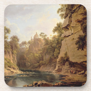 Hawthornden Schloss, nahe Edinburgh, c.1820-22 (Ö Untersetzer