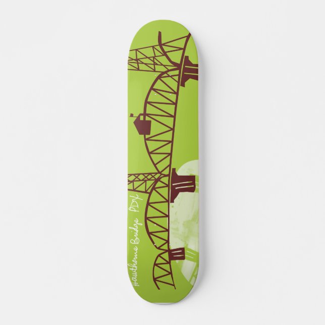 Hawthorne Bridge, PDX-Skateboard Skateboard (Vorne)