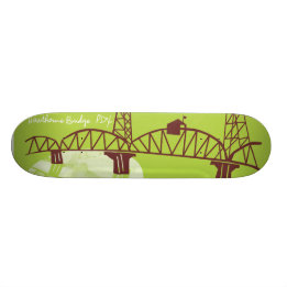 Hawthorne Bridge, PDX-Skateboard Skateboard