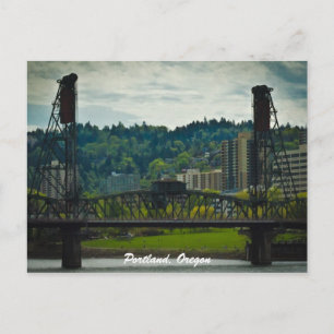 Hawthorne Bridge - Portland, Oregon Postkarte