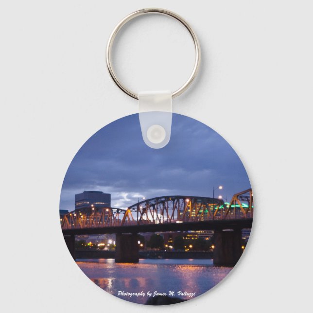 Hawthorne Bridge Portland, Oregon Schlüsselanhänger (Vorderseite)