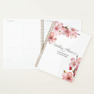 Hawthorne Elegante Kalligrafie-Hochzeit Planer