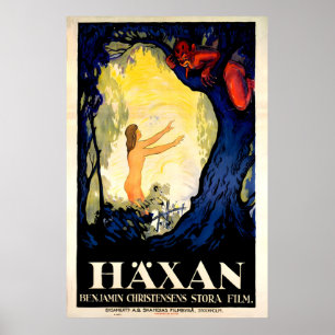 Häxan 1922 Film POSTER DRUCK A5-A1 Klassiker
