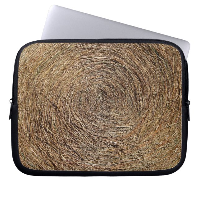 Hay Bale Laptop Sleeve (Vorderseite)