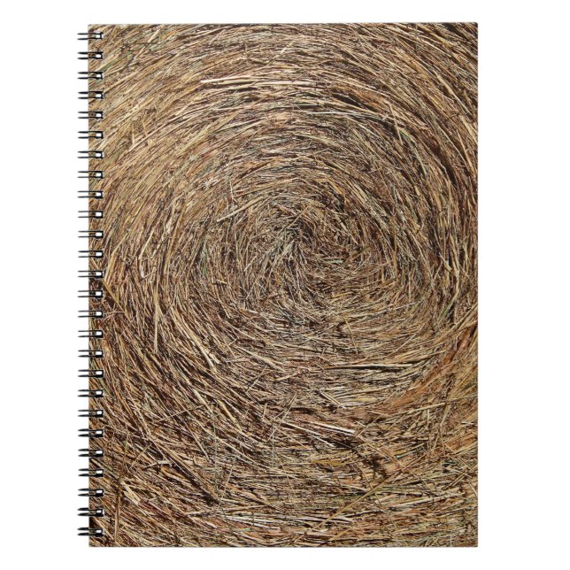 Hay Bale Notebook Notizblock (Vorderseite)