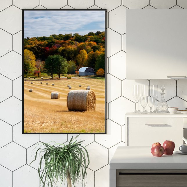 Hay Bales im Herbst Poster (Von Creator hochgeladen)