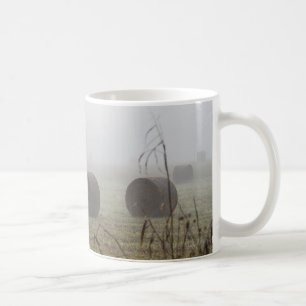 Hay Bales in der Nebelkaffee-Tasse Kaffeetasse