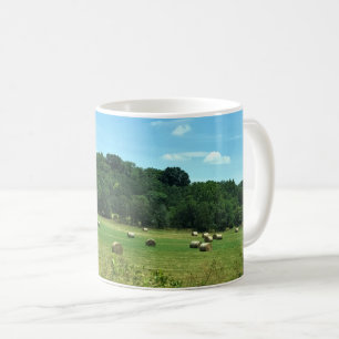 Hay Bales, Wytheville, Virginia Kaffeetasse