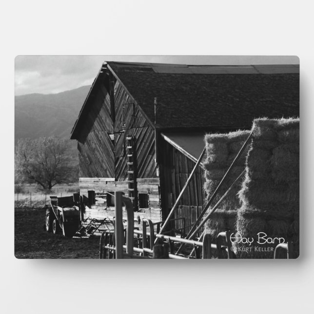 Hay Barn Fotoplatte (Vorderseite)