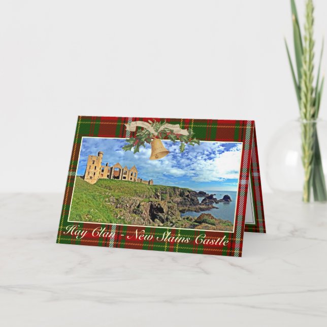 Hay Clans neues Slains Castle Note Weihnachtskarte (Vorderseite)