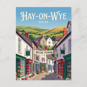 Hay-on-Wye Wales Postkarte
