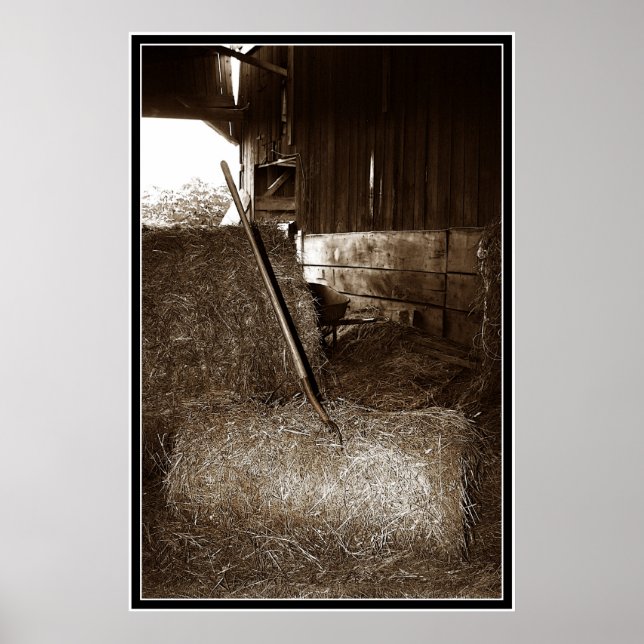 Hay & Pitchfork Poster (Vorne)