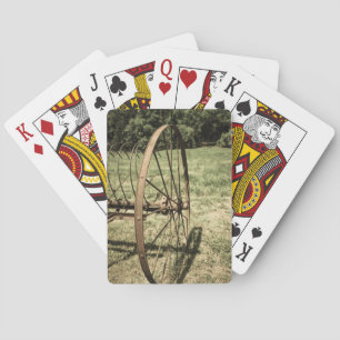 Hay Rake Wheels Spielkarten