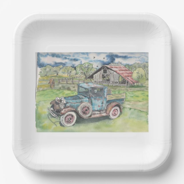 Hay Run Pappteller (Vorderseite)