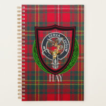 Hay Scottish Clan Tartan & Wappen