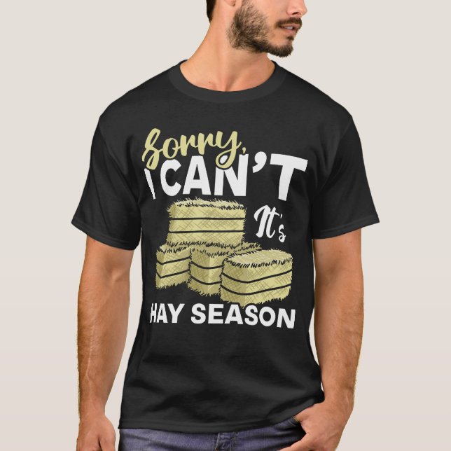 Hay Season Agriculture Hay Bauer T-Shirt (Vorderseite)