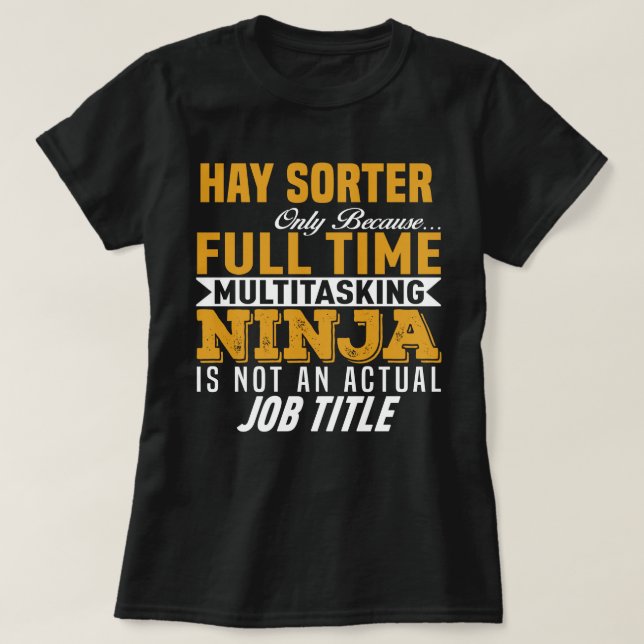 Hay Sorter T-Shirt (Design vorne)