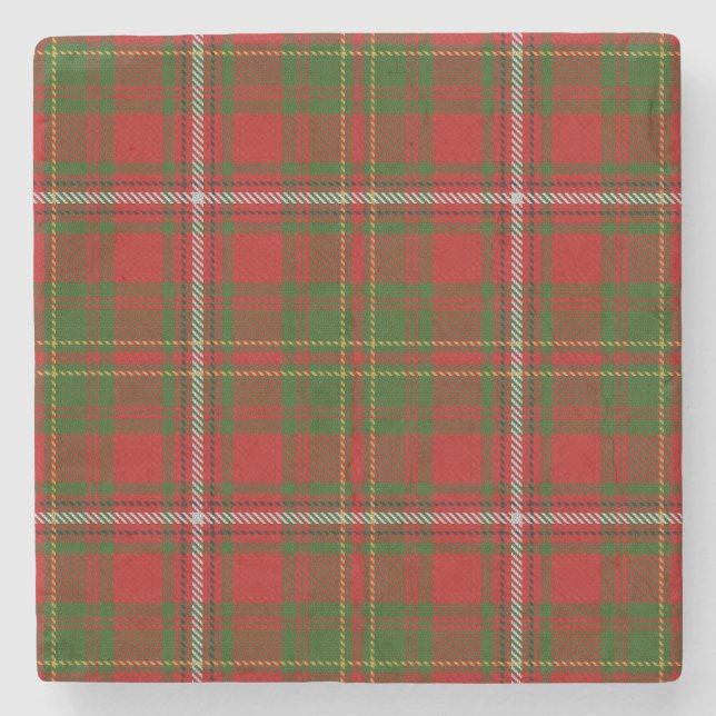 Hay Tartan Steinuntersetzer (Vorderseite)