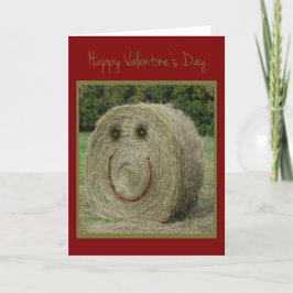 Hay Valentine Feiertagskarte