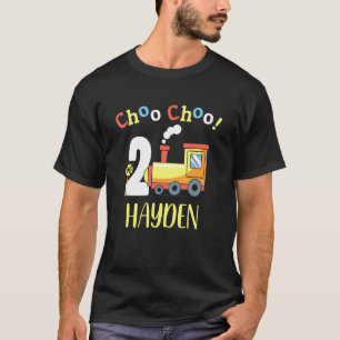 Hayden Choo Choo Zwei Zug 2. Geburtstag Dreharbeit T-Shirt