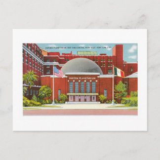 Hayden Planetarium, New York City Postkarte