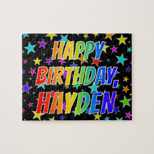 "HAYDEN" Vorname, Spaß "GLÜCKLICHER BIRTHTAG"