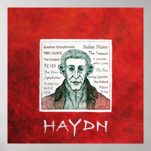 Haydn Print Poster (Vorne)